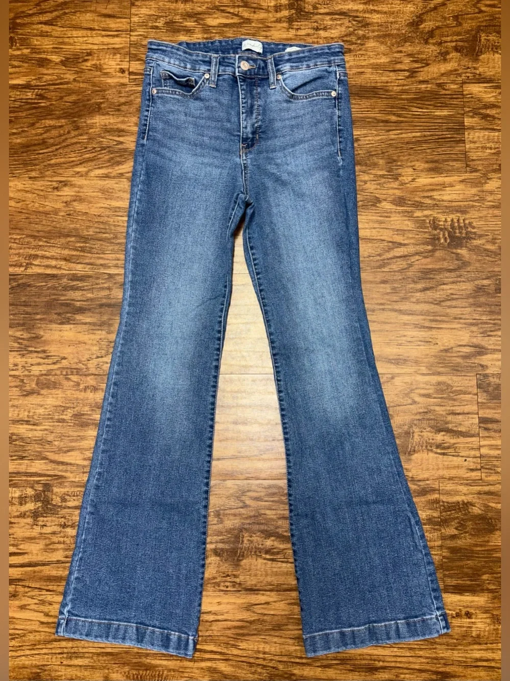 Wonderly High Rise Flare Jeans Size 6